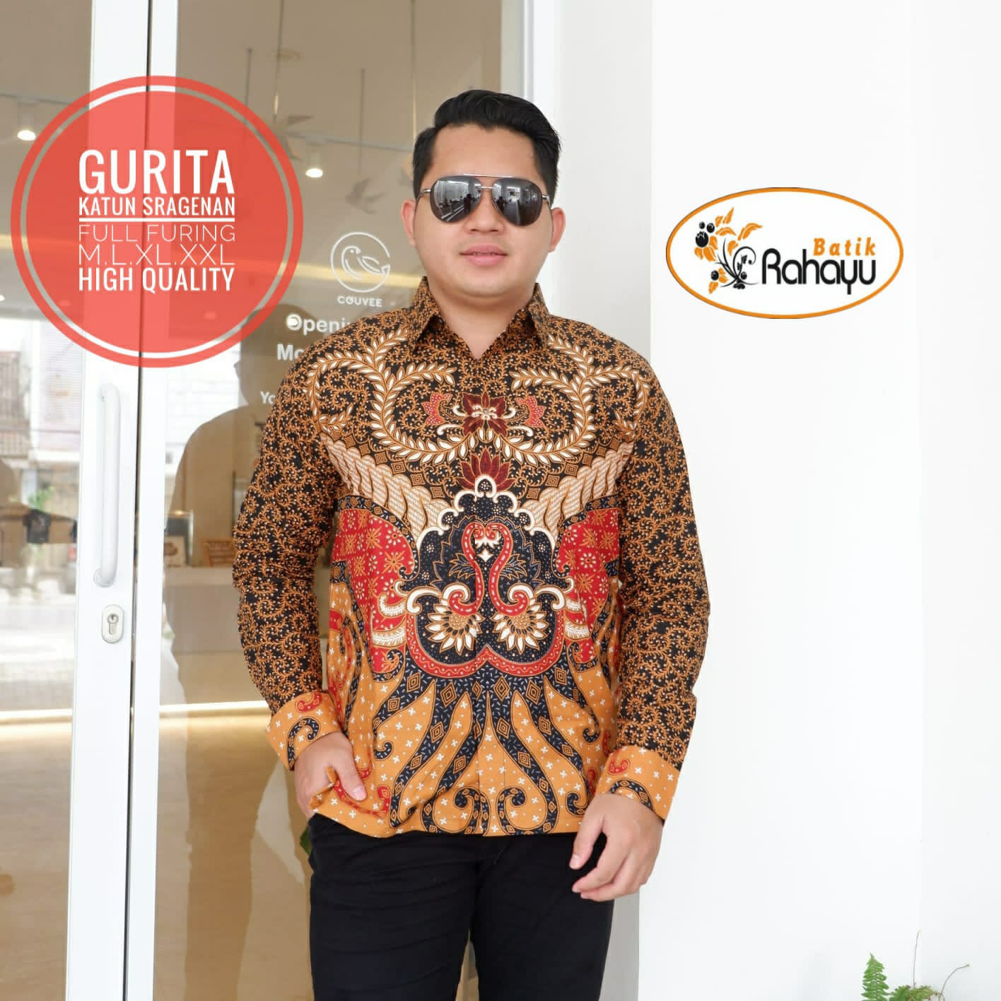cover-GURITA KEMEJA BATIK PRIA SOLO LENGAN PANJANG LAPIS FURING BY RAHAYU-1