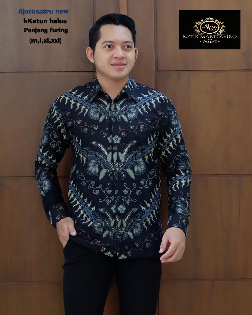 cover-AJOTOSATRU NEW KEMEJA BATIK PRIA SOLO LENGAN PANJANG LAPIS FURING BY MARTOWIRO-1
