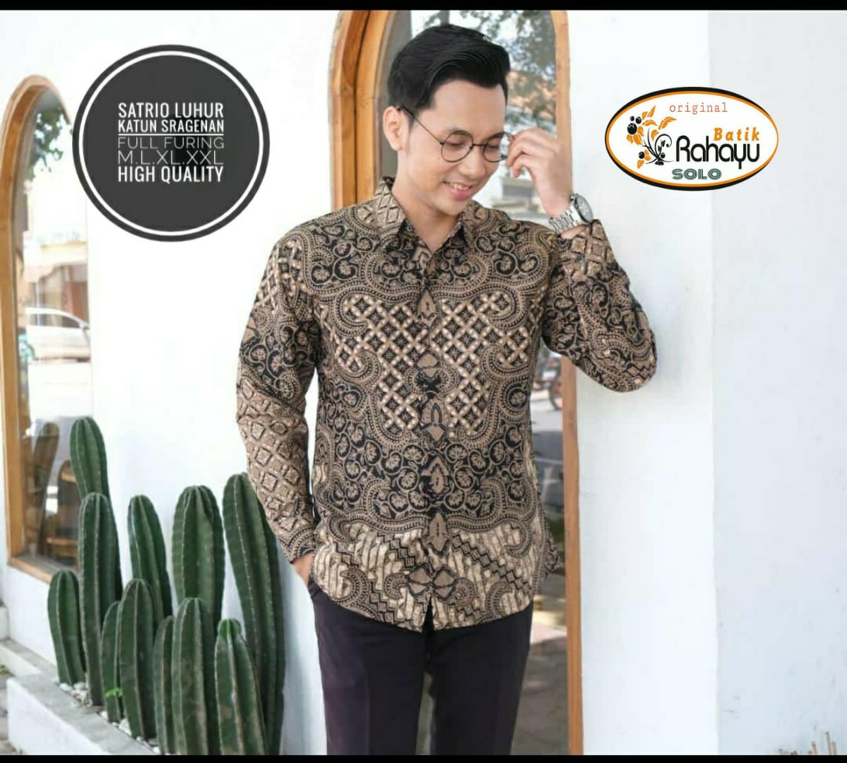 cover-SATRIO LUHUR KEMEJA BATIK PRIA SOLO LENGAN PANJANG LAPIS FURING BY RAHAYU-1
