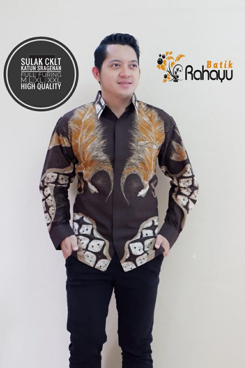 cover-SULAK COKLAT KEMEJA BATIK PRIA SOLO LENGAN PANJANG LAPIS FURING BY RAHAYU-1
