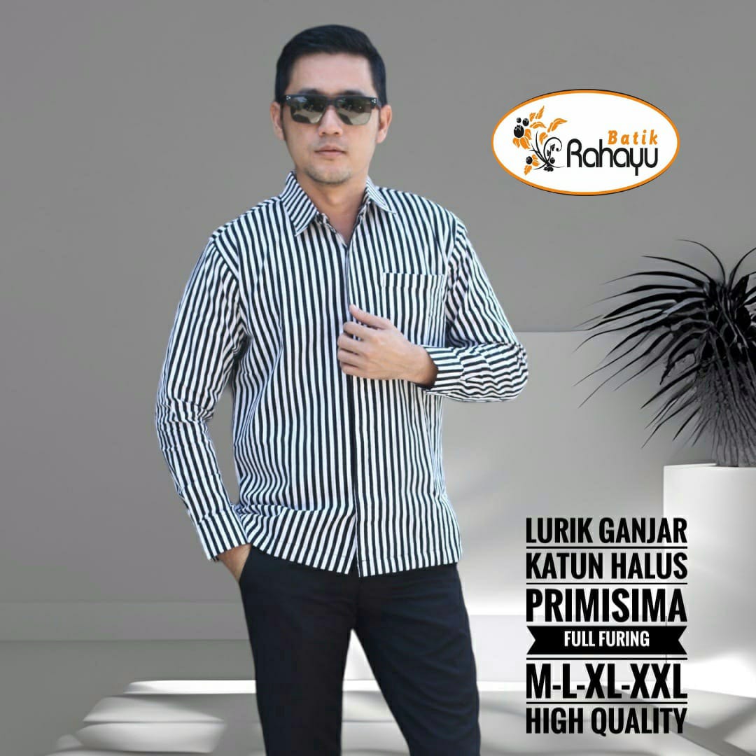cover-LURIK GANJAR KEMEJA BATIK PRIA SOLO LENGAN PANJANG LAPIS FURING BY RAHAYU-1
