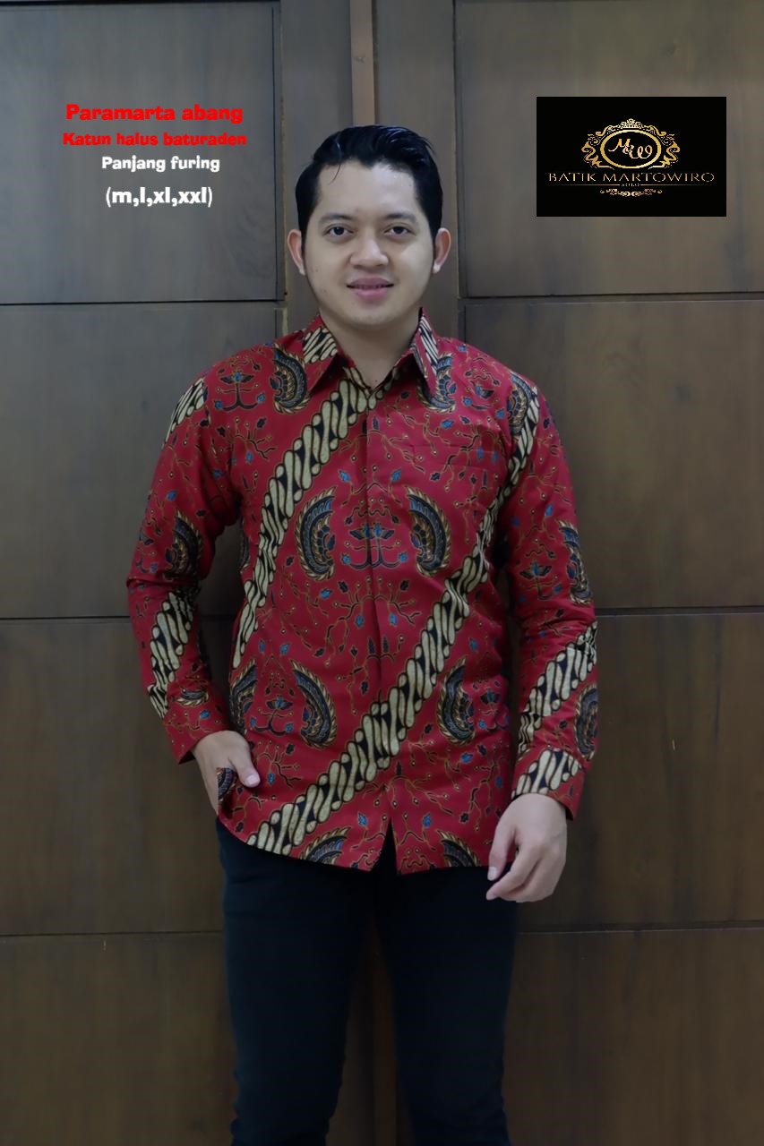 cover-PARAMARTA ABANG Kemeja Batik Pria Solo Lengan Panjang Lapis Furing BY MARTOWIRO-1