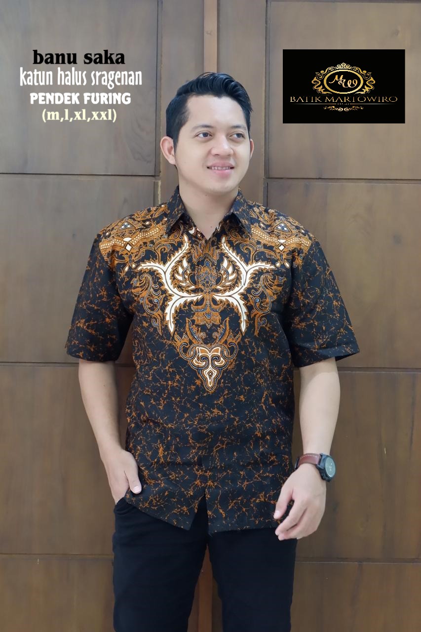cover-BANU SAKA SOGAN Kemeja Batik Pria Solo Lengan Pendek Lapis Furing BY MARTOWIRO-1