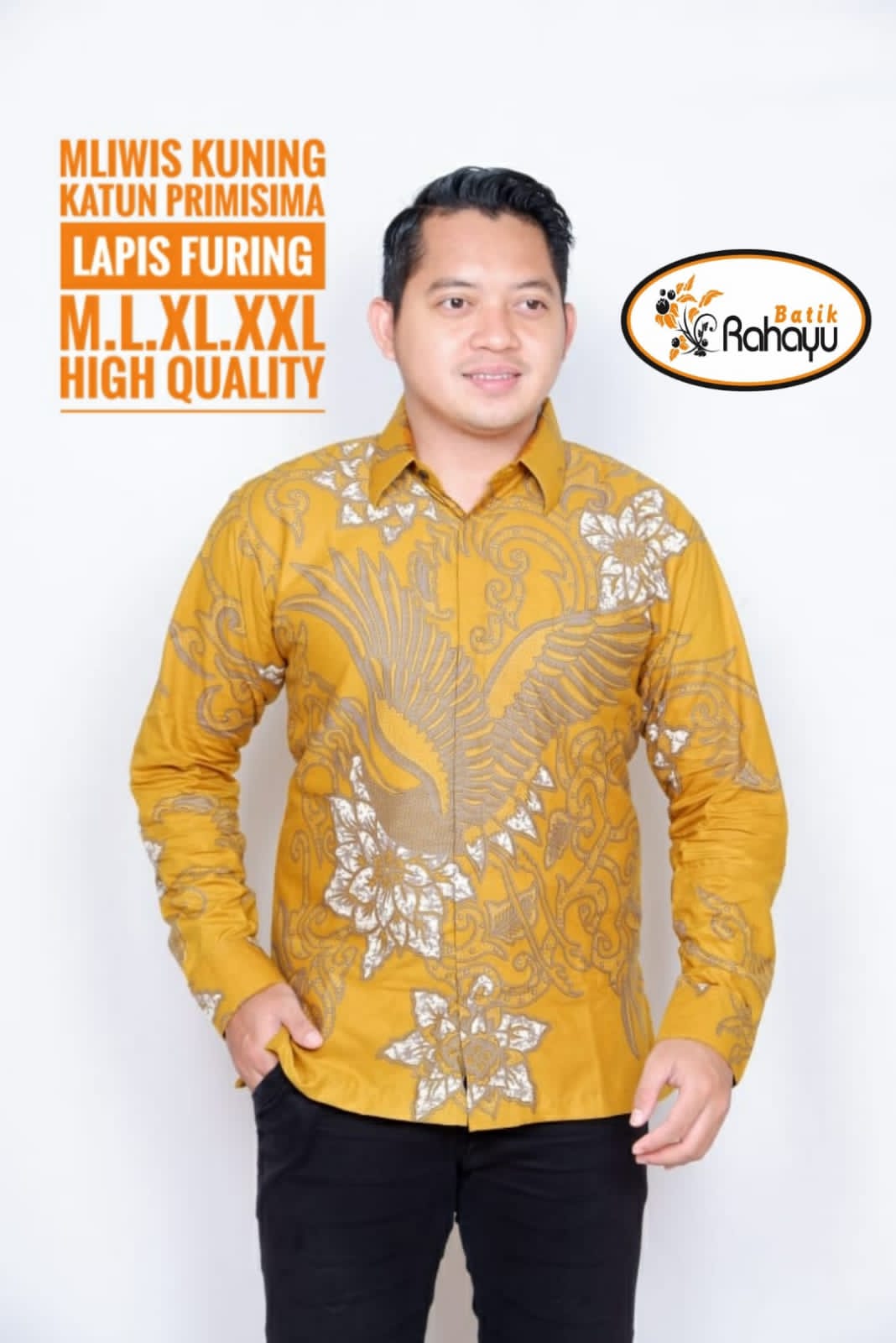 cover-MLIWIS KUNING KEMEJA BATIK PRIA SOLO LENGAN PANJANG LAPIS FURING BY RAHAYU-1