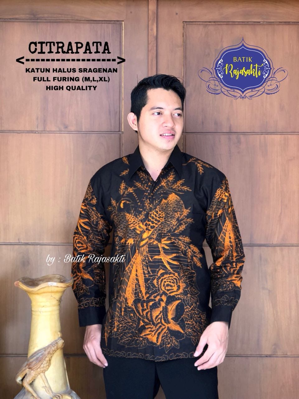 cover-CITRAPATA Kemeja Batik Pria Solo Lengan Panjang Lapis Furing BY RAJASAKTI-1