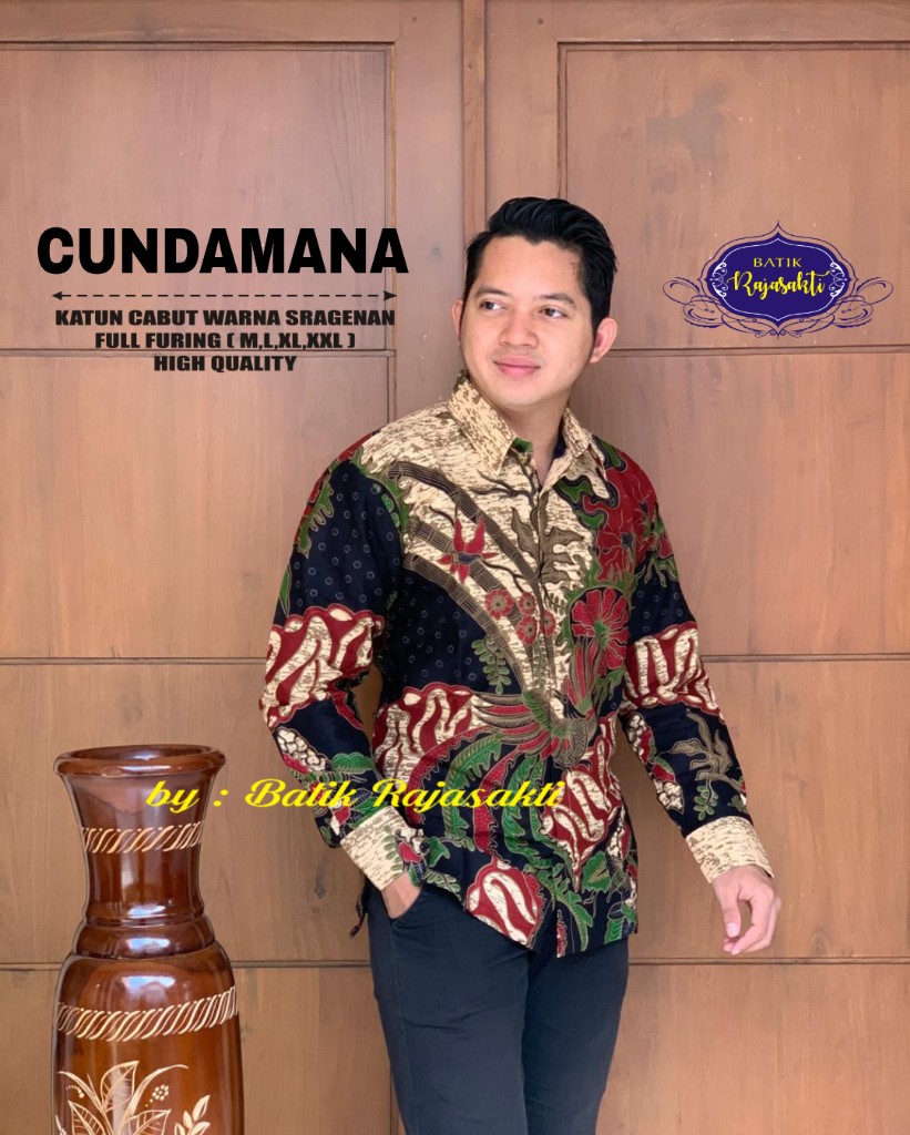 cover-CUNDAMANA Kemeja Batik Pria Solo Lengan Panjang Lapis Furing BY RAJASAKTI-1
