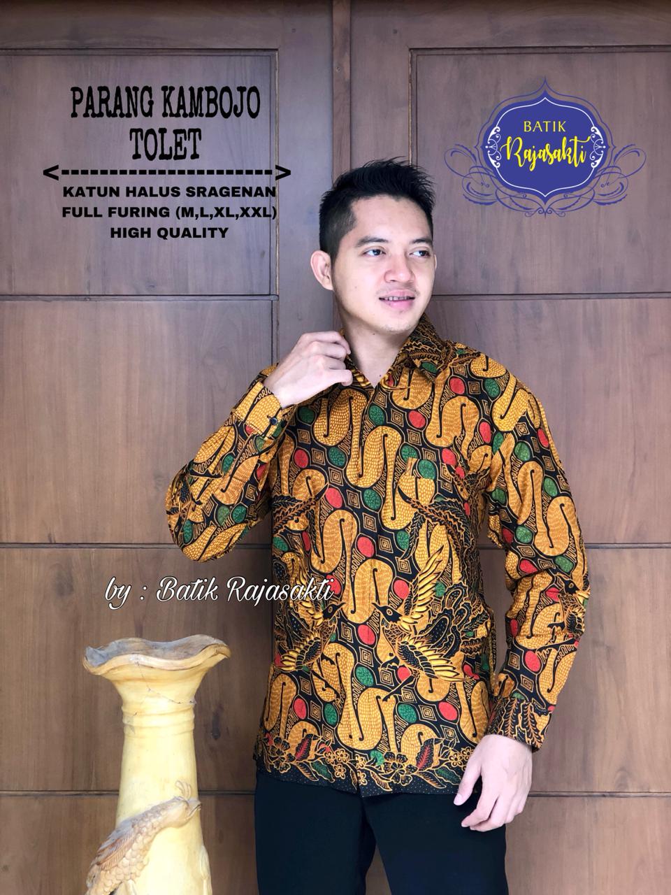 cover-PARANG KAMBOJO TOLET Kemeja Batik Pria Solo Lengan Panjang Lapis Furing BY RAJASAKTI-1
