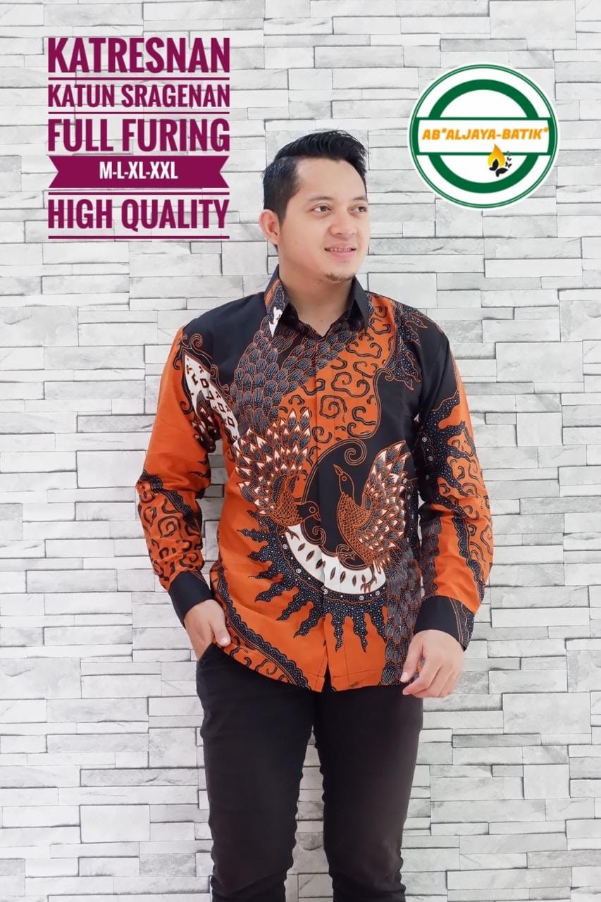 cover-KATRESNAN Kemeja Batik Pria Solo Lengan Panjang Lapis Furing BY ALJAYA-1