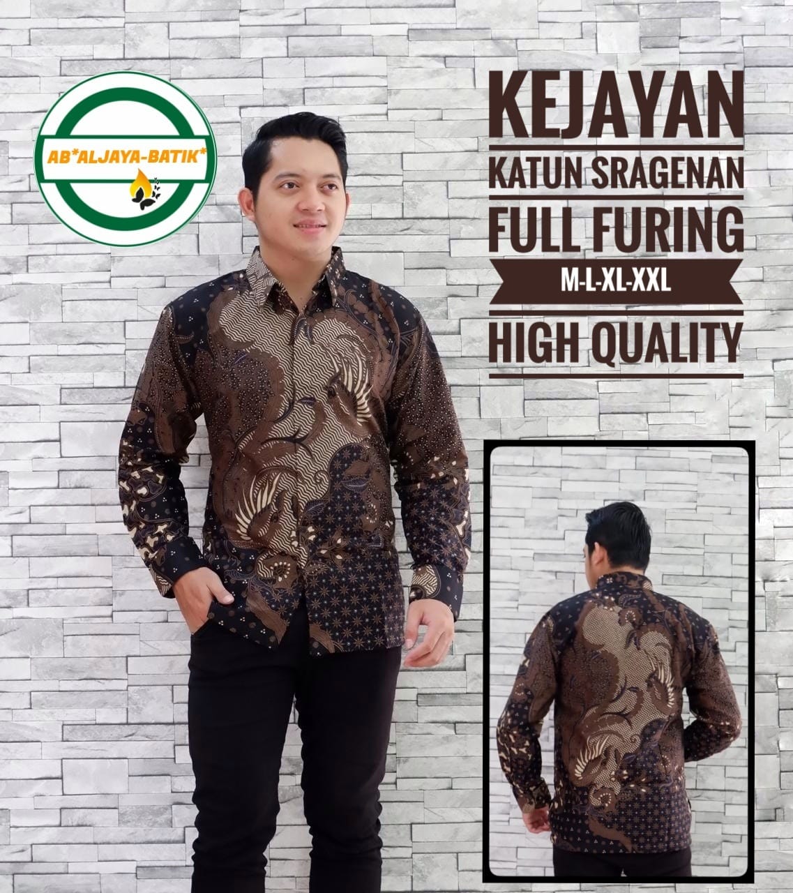 cover-KEJAYAN Kemeja Batik Pria Solo Lengan Panjang Lapis Furing BY ALJAYA-1