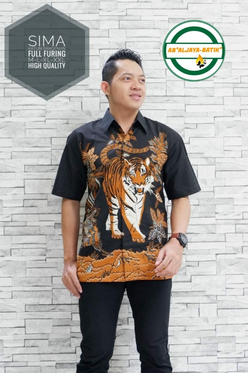 cover-SIMA Kemeja Batik Pria Solo Lengan Pendek Lapis Furing BY ALJAYA-1