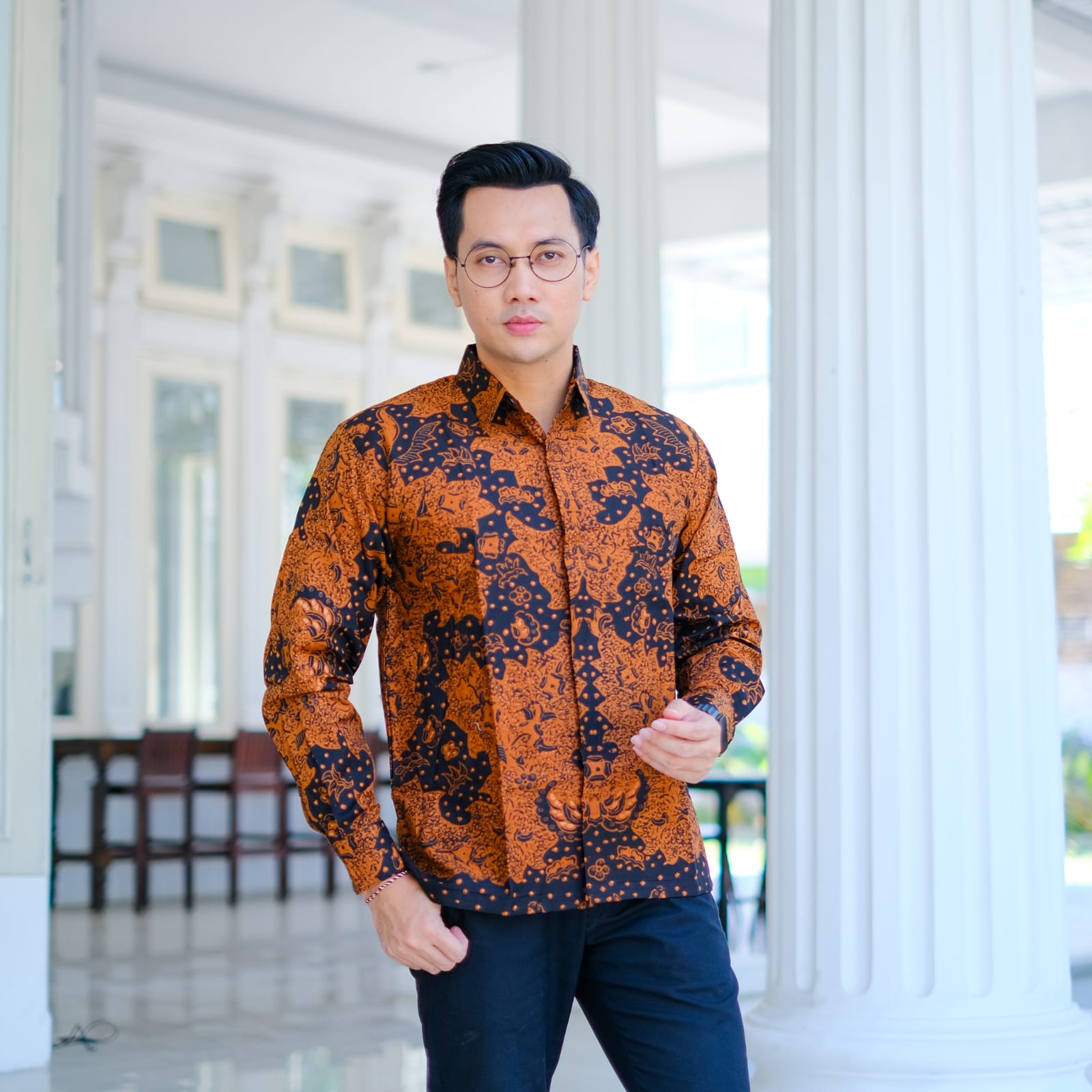 cover-GANESA Kemeja Batik Pria Solo Lengan Panjang Lapis Furing BY BATIKSOLOAMANAH-1