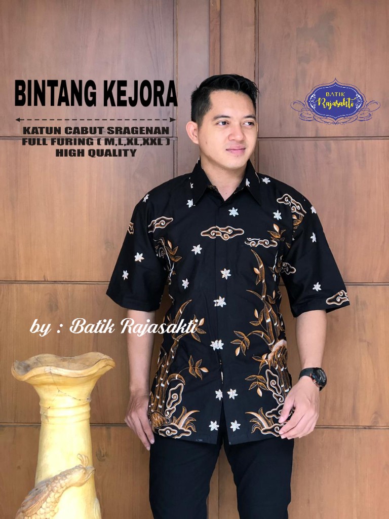 cover-BINTANG KEJORA KEMEJA BATIK PRIA SOLO LENGAN PENDEK LAPIS FURING BY RAJASAKTI-1