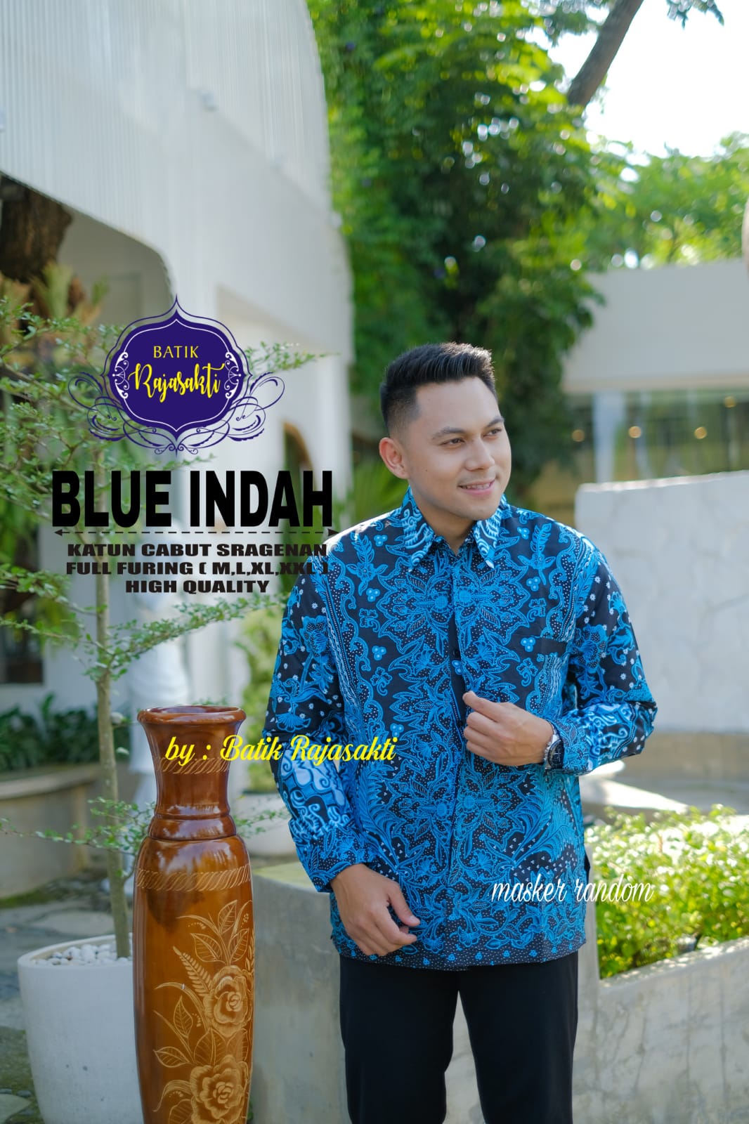 cover-BLUE INDAH KEMEJA BATIK PRIA SOLO LENGAN PANJANG LAPIS FURING BY RAJASAKTI-1
