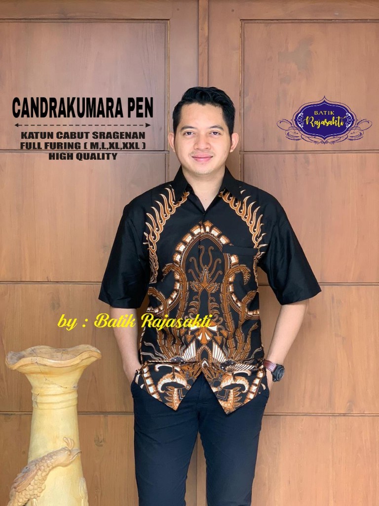 cover-CANDRAKUMARA KEMEJA BATIK PRIA SOLO LENGAN PENDEK LAPIS FURING BY RAJASAKTI-1