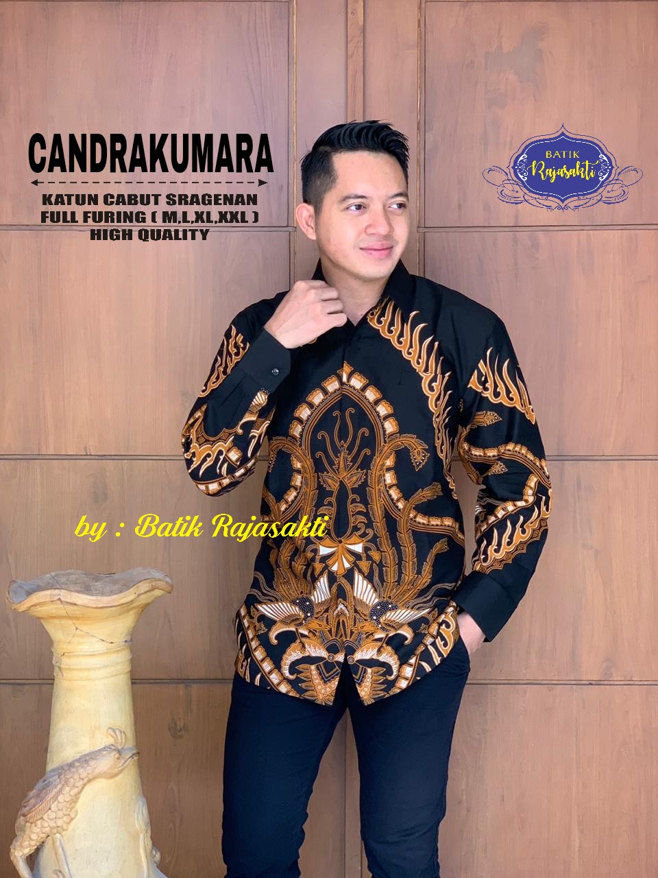 cover-CANDRAKUMARA KEMEJA BATIK PRIA SOLO LENGAN PANJANG LAPIS FURING BY RAJASAKTI-1