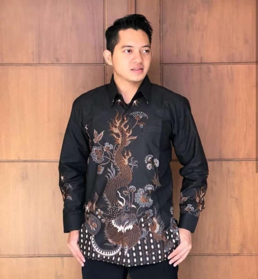 cover-Kemeja Batik Pria Motif JANITRA Katun Full Furing Halus BY BATIKSOLOAMANAH-1