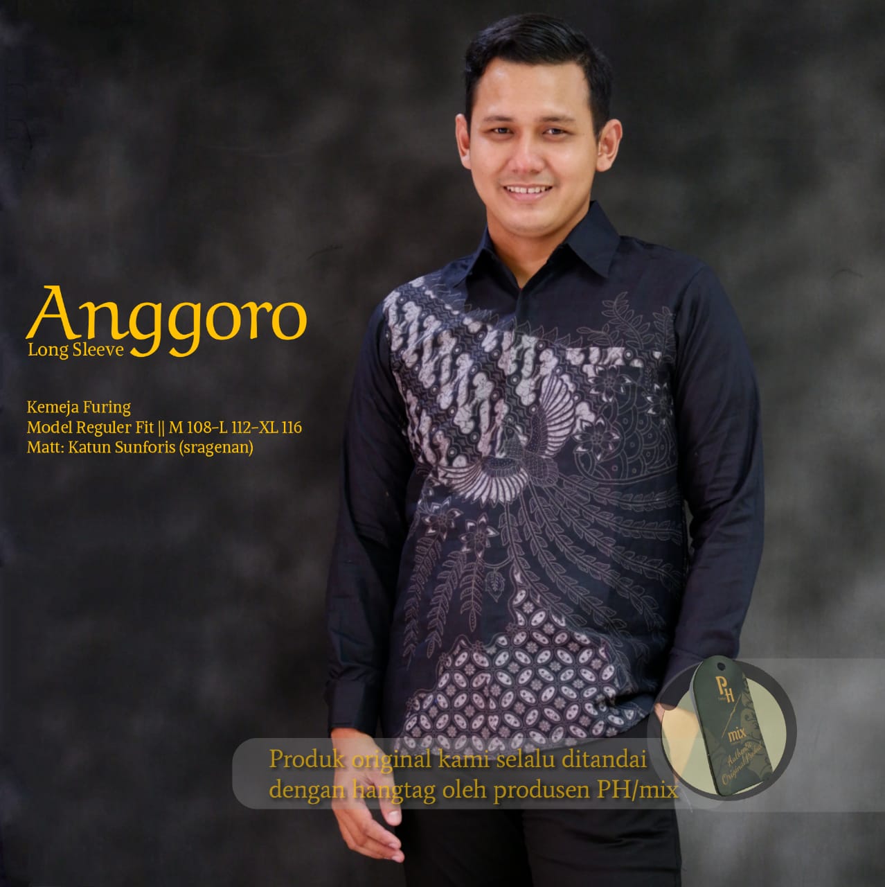 cover-ANGGORO Kemeja Batik Pria Solo Lengan Panjang Lapis Furing BY MUKTI UTOMO-1