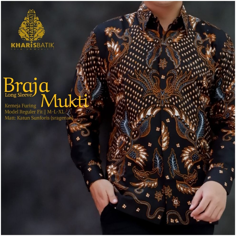 cover-BRAJA MUKTI Kemeja Batik Pria Solo Lengan Panjang Lapis Furing BY MUKTI UTOMO-1