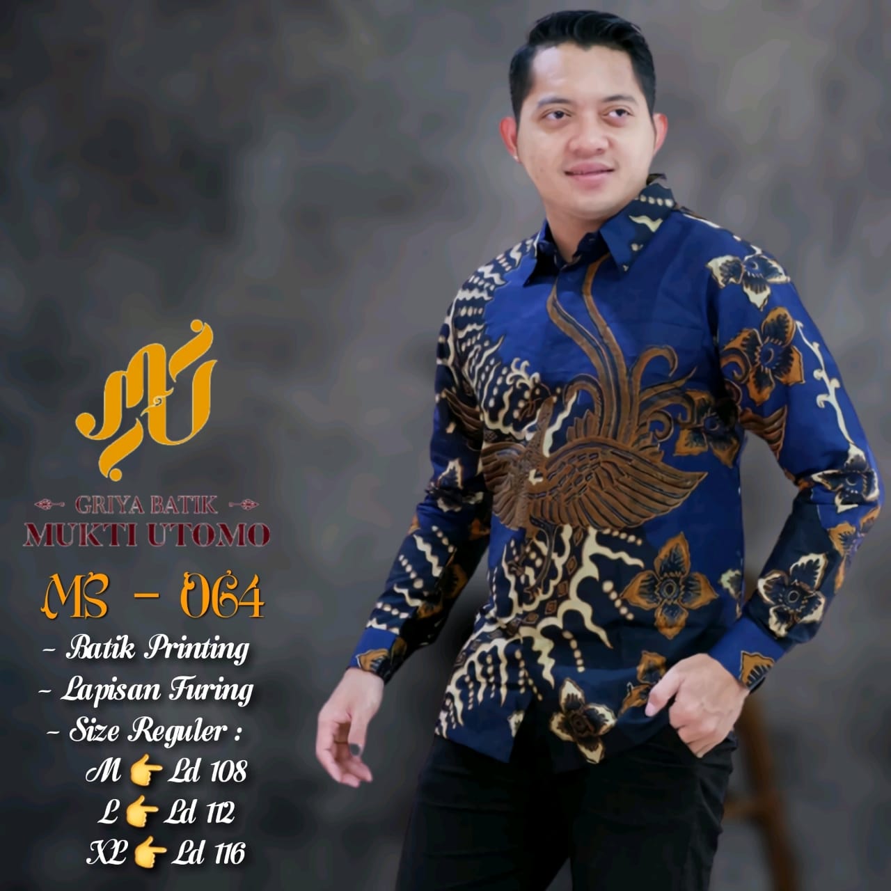 cover-PARASARA Kemeja Batik Pria Solo Lengan Panjang Lapis Furing BY MUKTI UTOMO-1