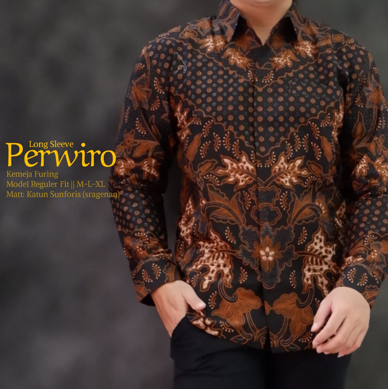 cover-PERWIRO Kemeja Batik Pria Solo Lengan Panjang Lapis Furing BY MUKTI UTOMO-1