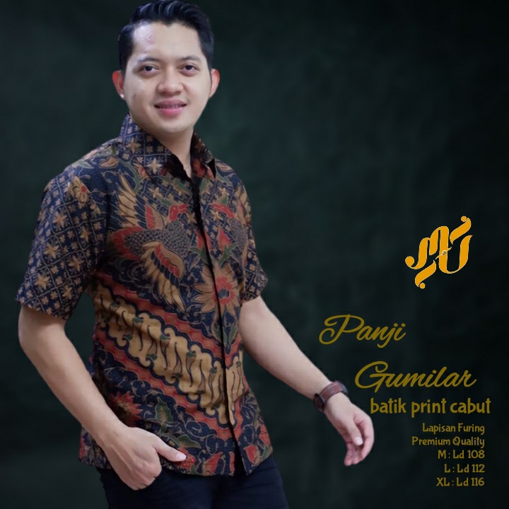 cover-PANJI GUMILAR Kemeja Batik Pria Solo Lengan Pendek Lapis Furing BY MUKTI UTOMO-1