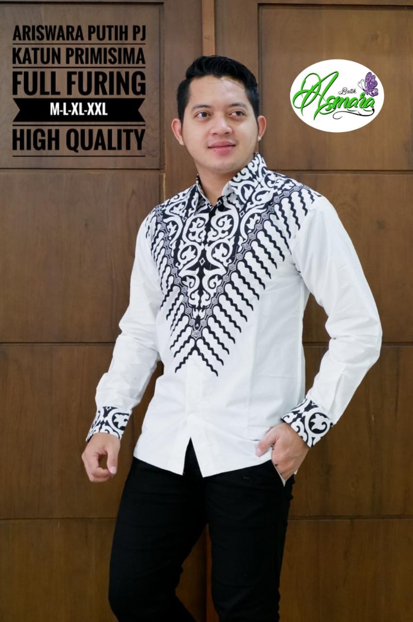 cover-ARISWARA Kemeja Batik Pria Solo Lengan Panjang Lapis Furing BY ASMARA-1