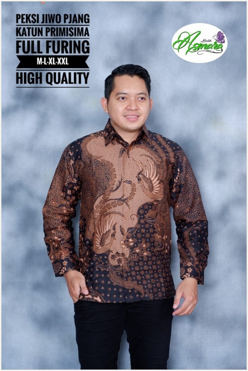 cover-PEKSI JIWO Kemeja Batik Pria Solo Lengan Panjang Lapis Furing BY ASMARA-1