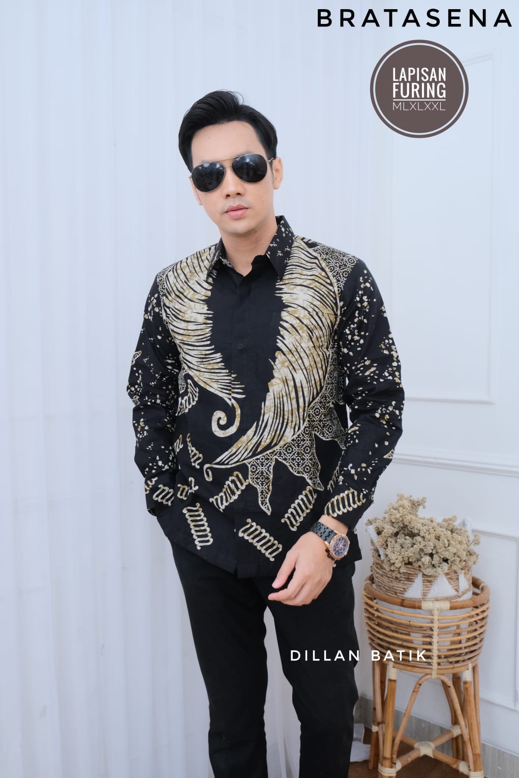 cover-BRATASENA Kemeja Batik Pria Solo Lengan Panjang Lapis Furing BY DILLAN-1