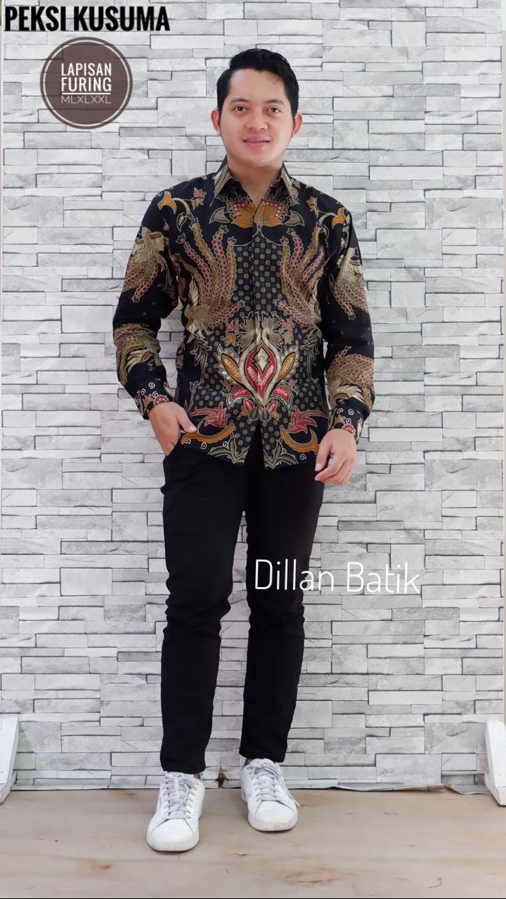 cover-PEKSI KUSUMA Kemeja Batik Pria Solo Lengan Panjang Lapis Furing BY DILLAN-1