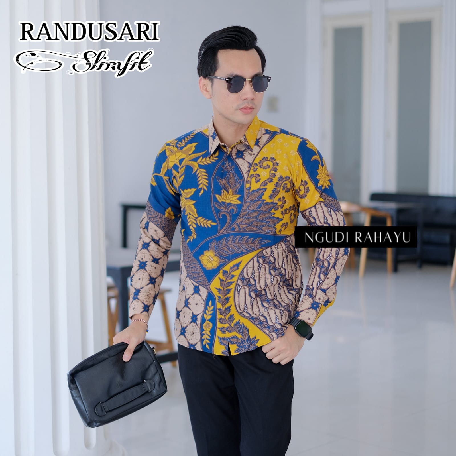 cover-RANDUSARI Kemeja Batik Pria Solo Lengan Panjang Lapis Furing BY NGUDI RAHAYU-1