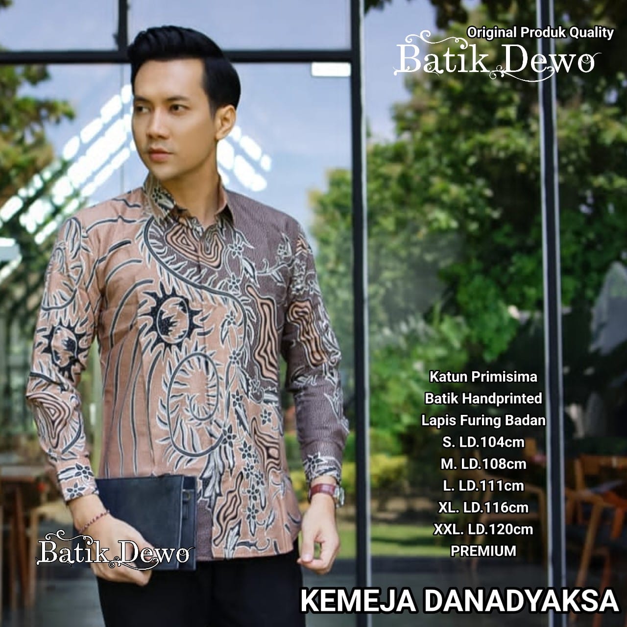 cover-DANADYAKSA Kemeja Batik Pria Solo Lengan Panjang Lapis Furing BY DEWO-1