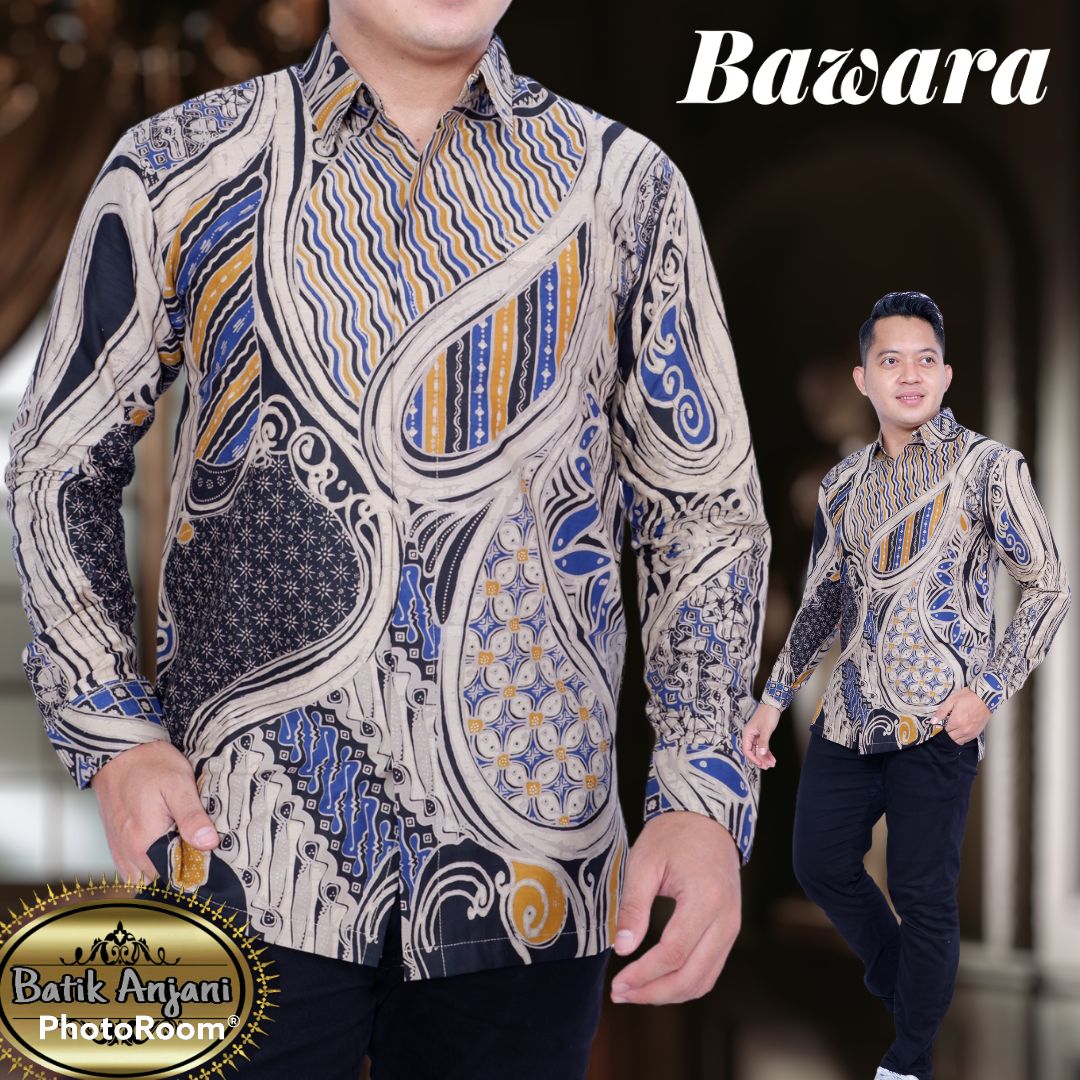 cover-BAWARA Kemeja Batik Pria Solo Lengan Panjang Lapis Furing BY ANJANI-1