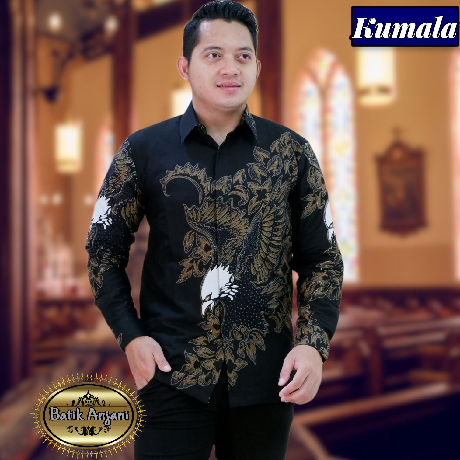 cover-KUMALA Kemeja Batik Pria Solo Lengan Panjang Lapis Furing BY ANJANI-1