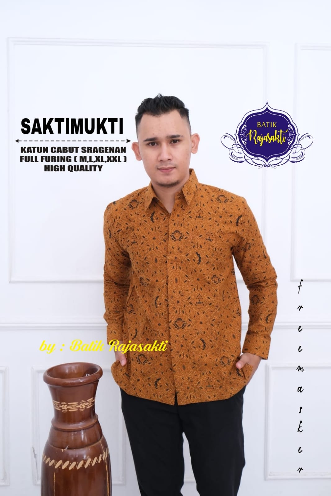 cover-SAKTIMUKTI Kemeja Batik Pria Solo Lengan Panjang Lapis Furing BY RAJASAKTI-1
