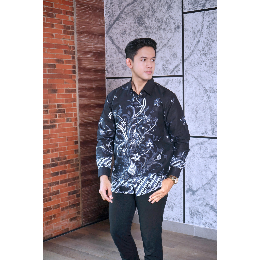 cover-CENDRAWASIH BIRU Kemeja Batik Pria Solo Lengan Panjang Lapis Furing By BATIKSOLOAMANAH-1