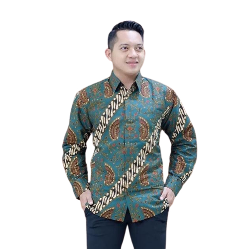 cover-AJISAKA Kemeja Batik Pria Solo Lengan Panjang Lapis Furing By BATIKSOLOAMANAH-1