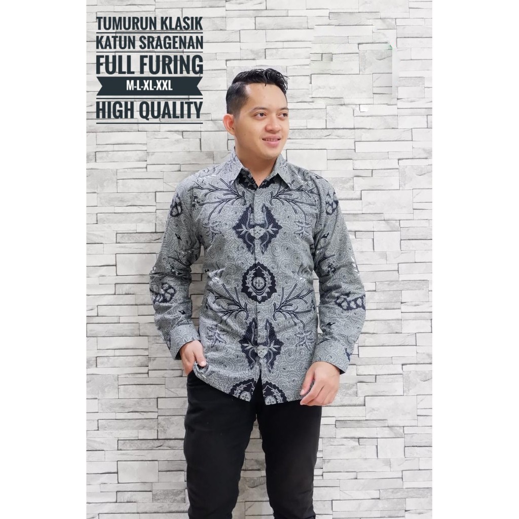 cover-WAHYU TUMURUN Kemeja Batik Pria Solo Lengan Panjang Lapis Furing By BATIKSOLOAMANAH-1