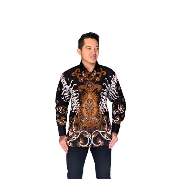 cover-GUNUNGAN Kemeja Batik Pria Solo Lengan Panjang Lapis Furing By BATIKSOLOAMANAH-1