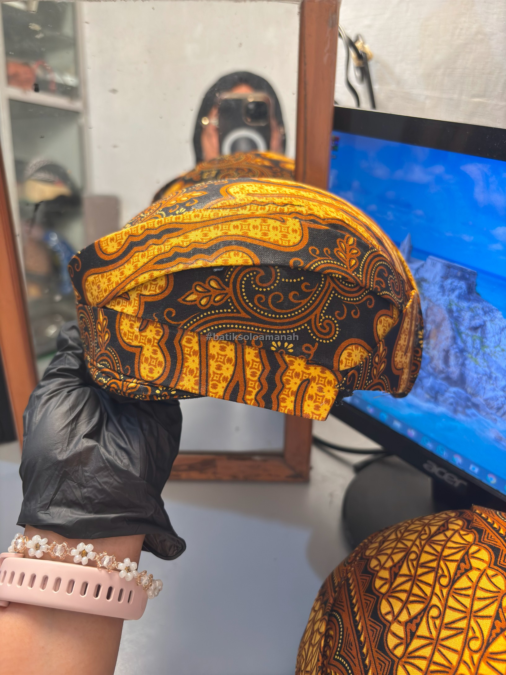 img-BLANGKON SOLO PARANG COKLAT DEWASA BATIKSOLOAMANAH-2