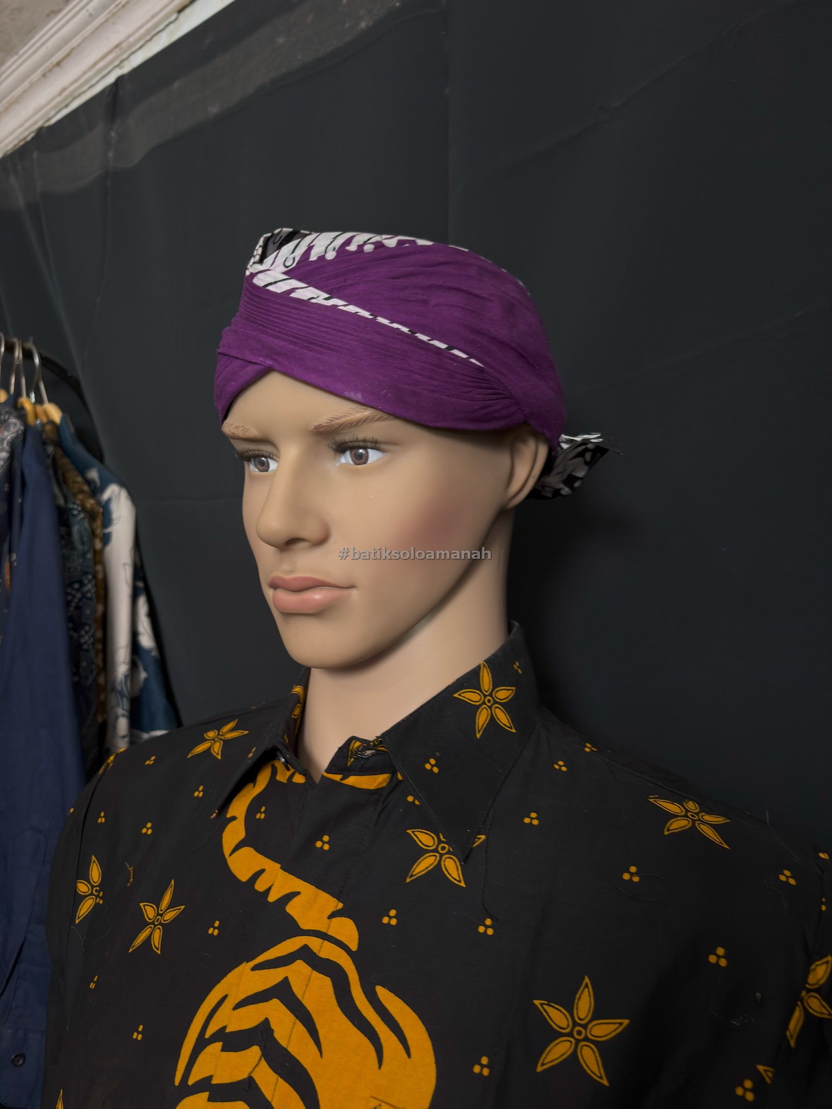 img-BLANGKON JOGJA ALUSAN SAMURAI UNGU BISA DILIPAT-2