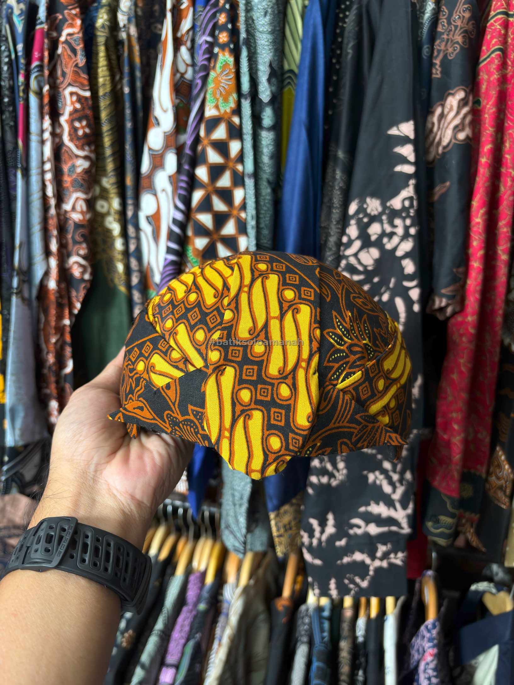 img-BLANGKON SOLO PARANG KOTAK SOGAN COKLAT-5